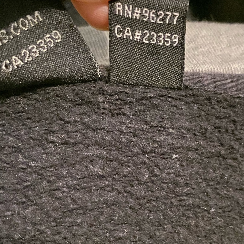 VANS XL Zip Hoodie Fleece Jacket Kangaroo POCKET spellout Off The Wall Vintage - Picture 10 of 11